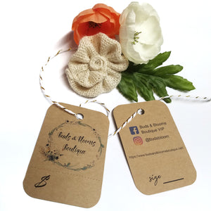 Buds & Blooms Boutique Rectangle Hang Tag