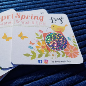Spring Scratch Off Cards