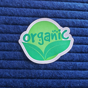 organic sticker