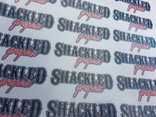 Load image into Gallery viewer, Shackled Graphix Custom Logo OR Text - DIE CUT STICKERS
