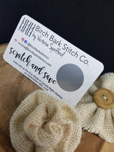Load image into Gallery viewer, Birch Bark Stitch Co. Custom Design Scratch Off Cards
