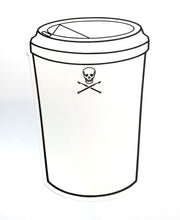 Load image into Gallery viewer, Skull and Hooks CUP COZY CARD
