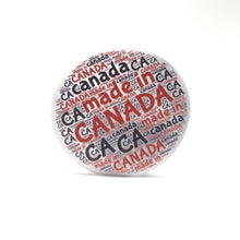 Load image into Gallery viewer, Made in Canada word art Stickers
