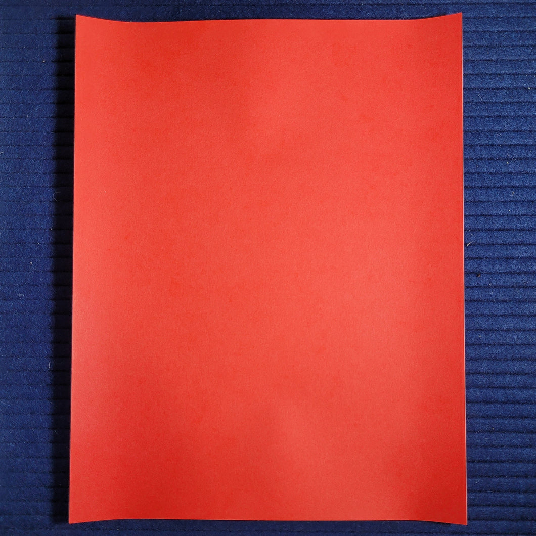 Overstock - Red Sticker Paper Sheet