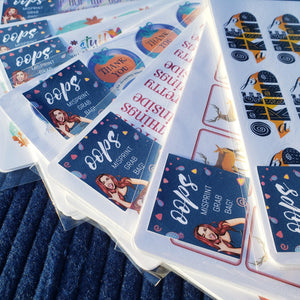 OOPS Misprint Grab bag Sticker Sheets