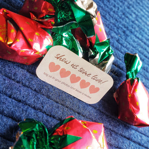 Show us some love! Tiny Hearts Sticker