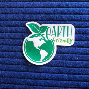earth friendly sticker