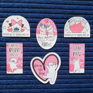 Valentine's Day 2022 Sticker Collection - Cats and Dogs