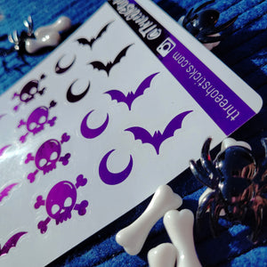 Halloween Elements Foil Stickers