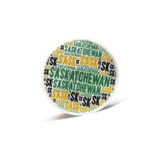 Load image into Gallery viewer, Saskatchewan word art - Envelope Seals - Stickers - Labels

