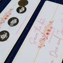 Load image into Gallery viewer, Save The Date - Floral Scratch Off Card
